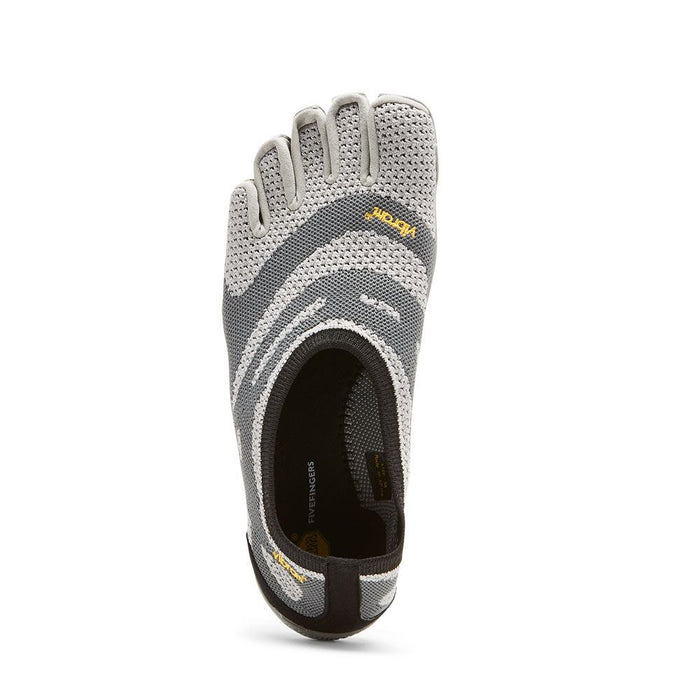 Vibram Ladies Five Fingers Shoes EL-X KNIT Slip On Running Casual Trainers Grey