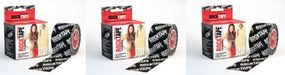 Rocktape H2O Tape Extra Sticky Adhesive Kinesiology Rolls x 3 - Black LogoRockTape