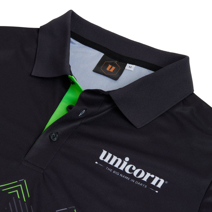 Unicorn Darts Pro‑Tech Digital Dart Shirt Performance Polo - Green