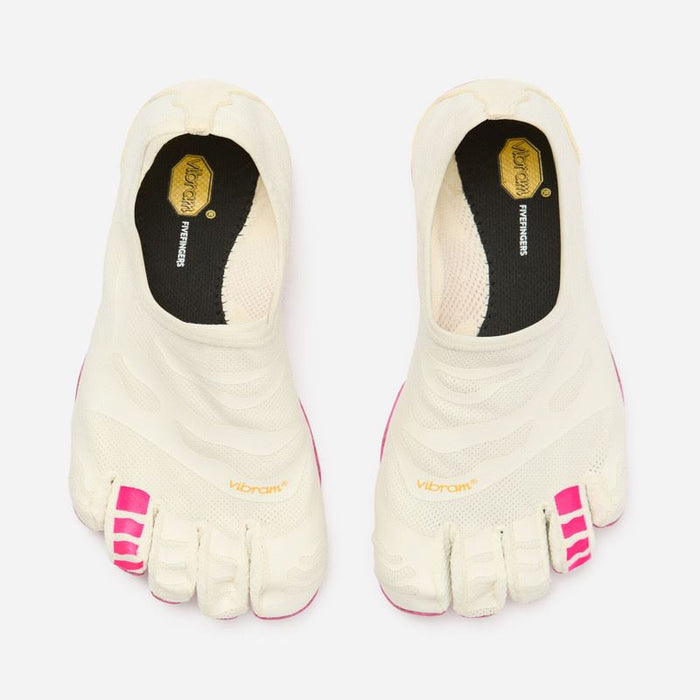 Vibram Graspifier FiveFingers Womens Barefoot Training Shoes Trainers - Ivory Fuchsia