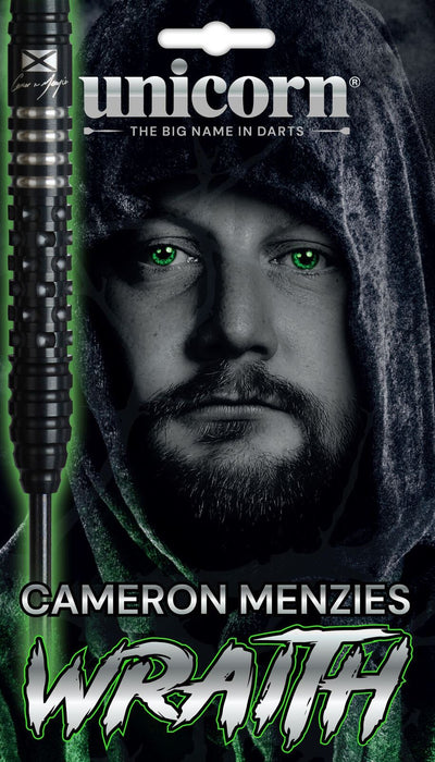 Unicorn Darts Cameron Menzies Wraith 90% Tungsten Steel Tip Dart Set