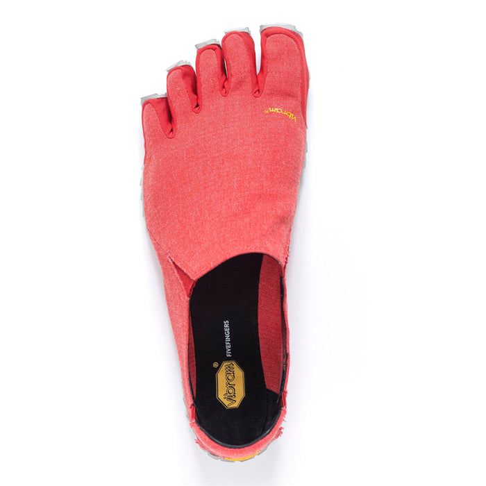 Vibram Womens CVT LB Fivefingers Shoe Minimalist Running Pull On Toe Trainer Red