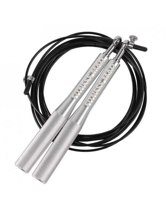 Fitness Mad Ultra Speed Cable Rope Fast Tangle Proof Metal Bearing Skipping RopeFitness Mad