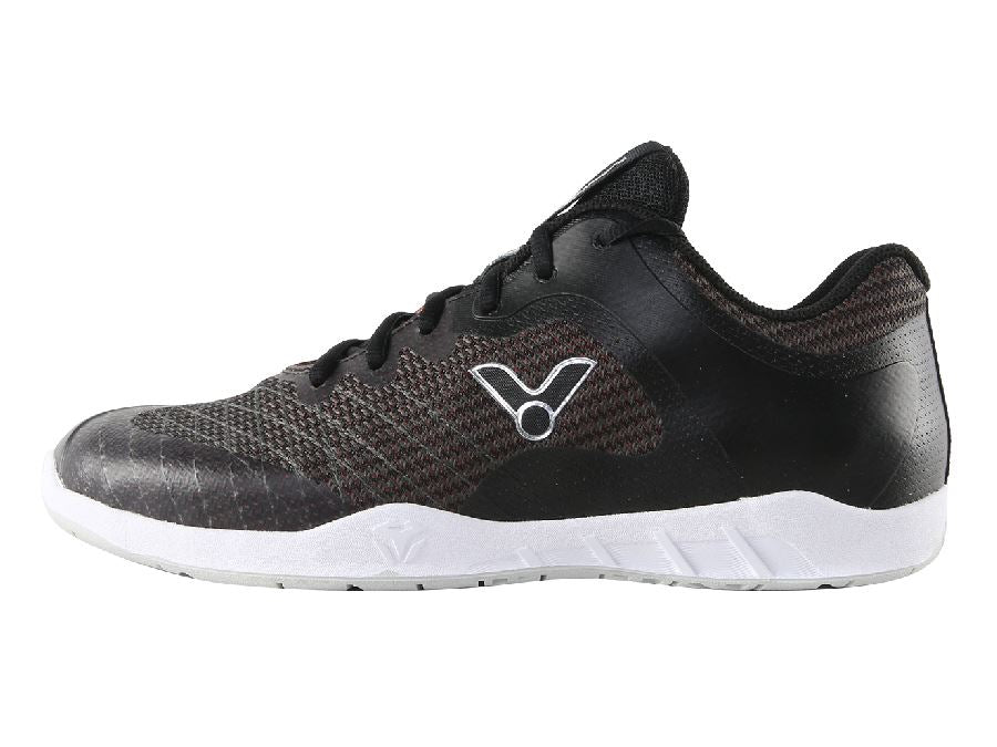 Victor Badminton Shoes VG1 C Neo Duplex PU Leather Footwear - Black