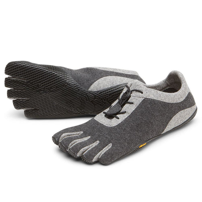 Vibram Womens KSO ECO Wool Fivefinger Shoes Barefoot Running Trainers Grey/Black