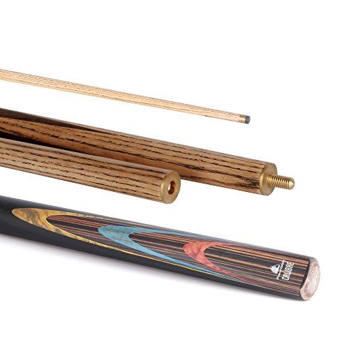 Powerglide Classic Calibre Snooker 50/50 2 Piece Cue Hardwood Butt 10mm Tip