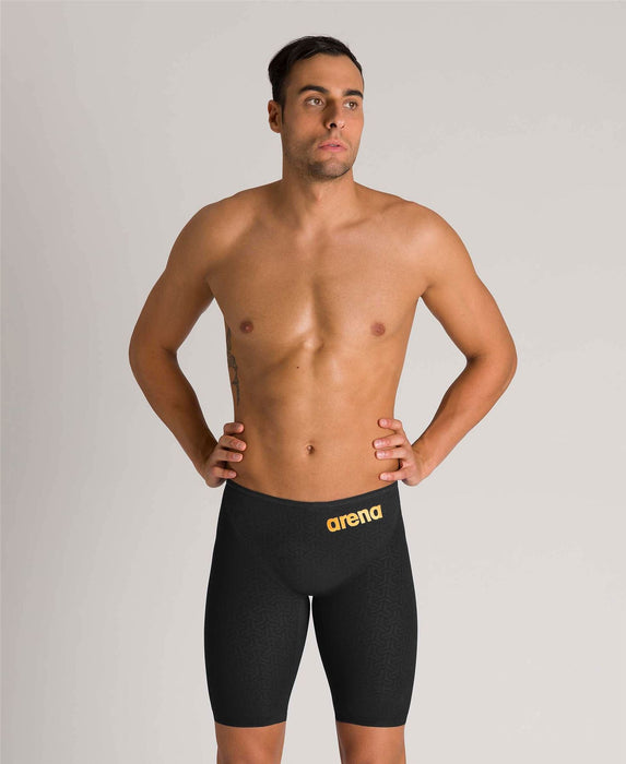 Arena Race Swimming Powerskin Carbon Glide Jammers Fina Approved - Black/Gold