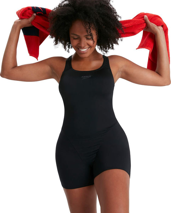 Speedo Swimming Costume Womens Eco Endurance+ Legsuit - Black