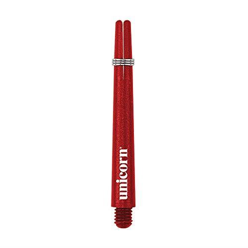 Unicorn Darts Moulded Shaft in Red with Lock Flight Hold - Pack of 3 - M