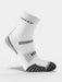 Hilly Mens Twin Skin Anklet Socks Sports Running Socks - White / Grey MarlHilly