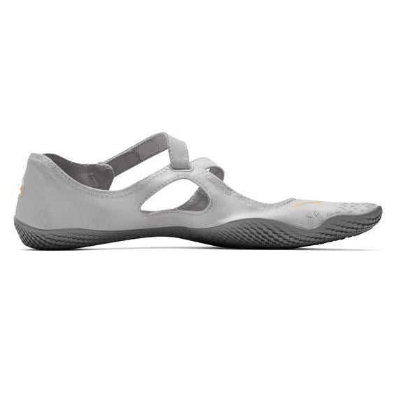 Vibram V-Soul Womens Five Fingers Open Light Flexible Shoes Trainers - Silver/Light Grey