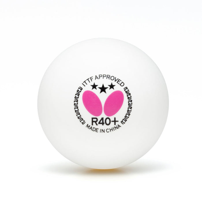 Butterfly R40+ ITTF Approved Table Tennis - 3 Star Ball Sport - Bucket of 288