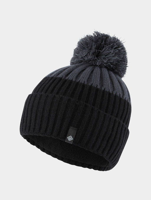 Ronhill Unisex Pom Pom Beanie Bobble Hat Winter Knitted Thermal Fleece Lined CapRonhill