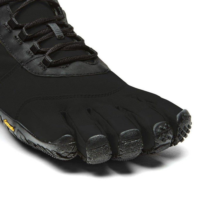 Vibram V-Trek Mens Mega Grip Five Fingers Walking Hiking Trek Trainers Shoes - Black/Black
