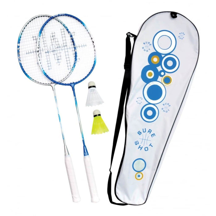Sure Shot Athens Two Player Senior Badminton Racket & Play Set