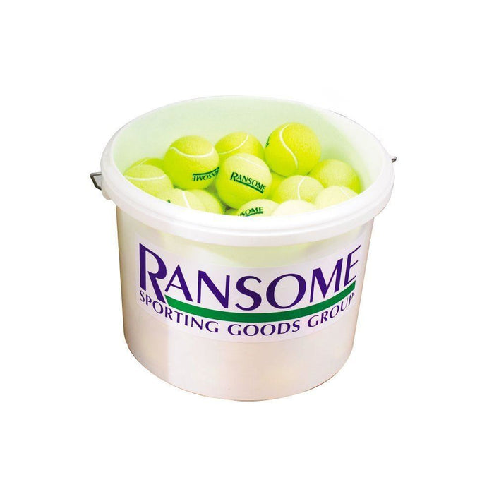 Ransome Tennis Balls Bucket with Handle for Practice - Non Pressurised