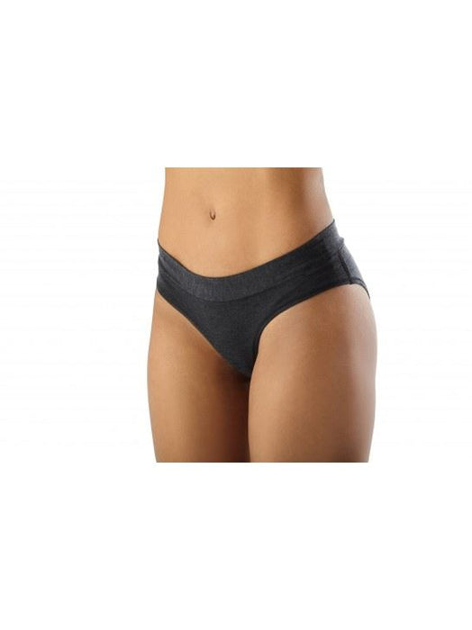 Ronhill Womens Brief Sports Training Underwear in Black with Soft Tinsel