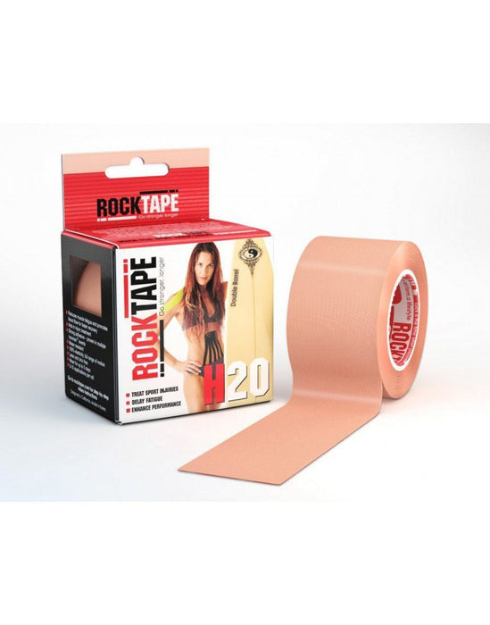 Rocktape H2O Tape Extra Sticky Adhesive Kinesiology Rolls 5M - Beige