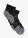 Hilly Mens Supreme Anklet Cushioned Sports Running Socks - Black / Grey MarlHilly