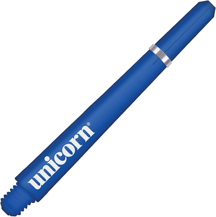Unicorn Gripper 4 Dart Shafts Set Polycarbonate Stems Solid Ring Grip - BlueUnicorn