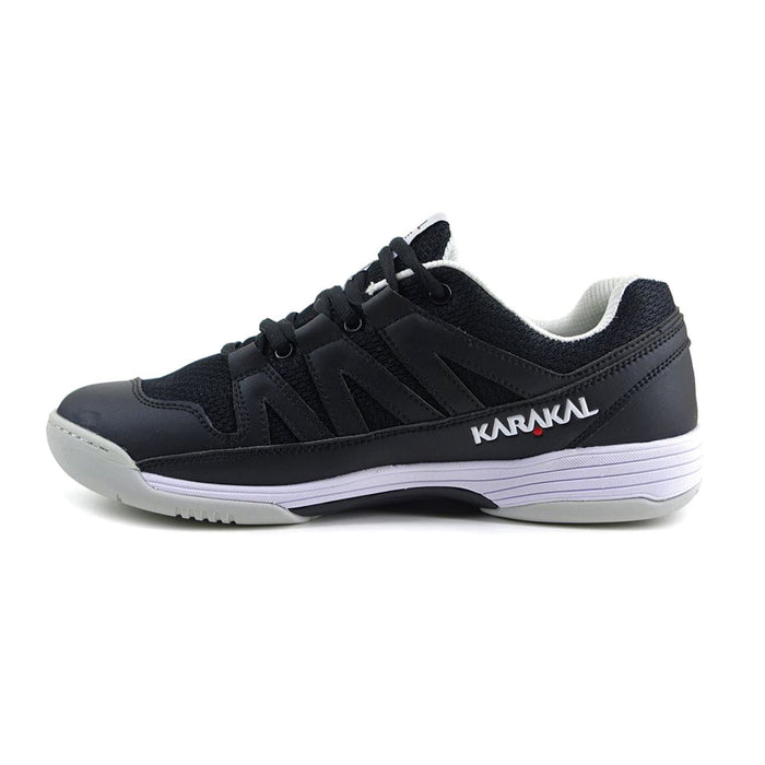 Karakal Pro Lite Mens Court Shoes Tennis Squash Black Lace Up Sports TrainersKarakal