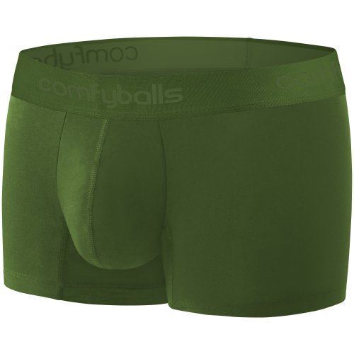 Comfyballs Men's Wood Regular Boxer Shorts Fitness Underwear - Ghost OliveComfyballs