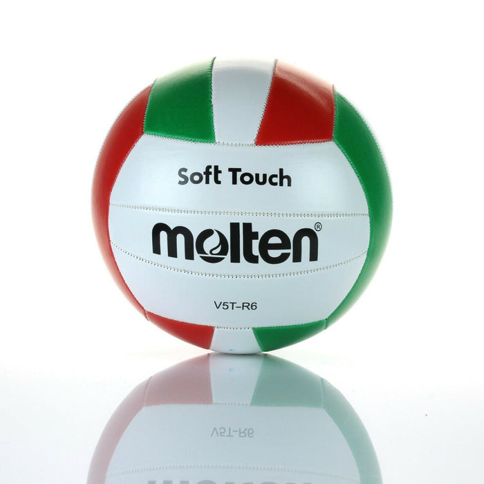 Molten V5T-R6 Series Soft Touch Light Leather School/Club Training VolleyballMolten