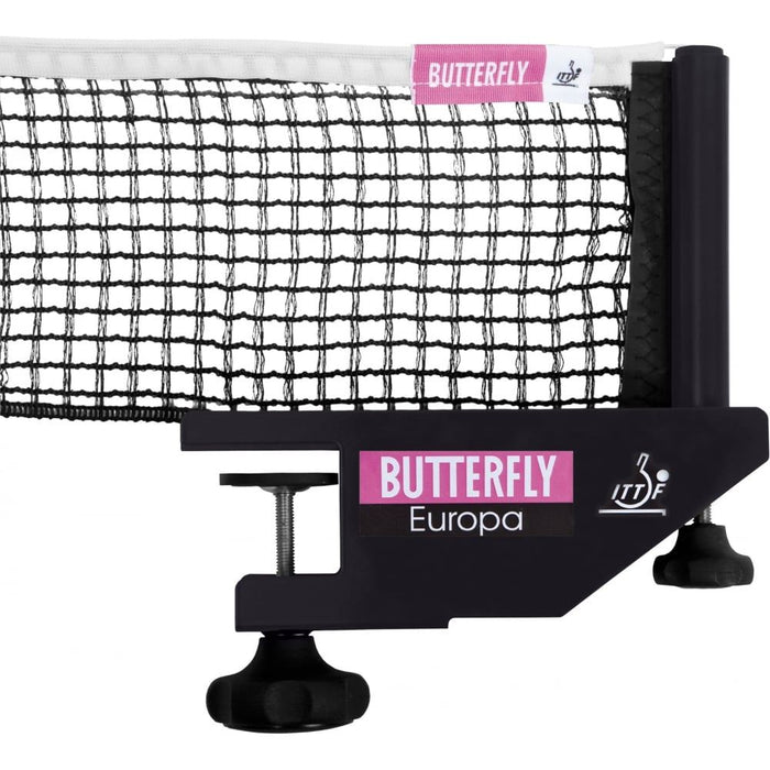 Butterfly Europa Table Tennis Net & Post Set ITTF Approved