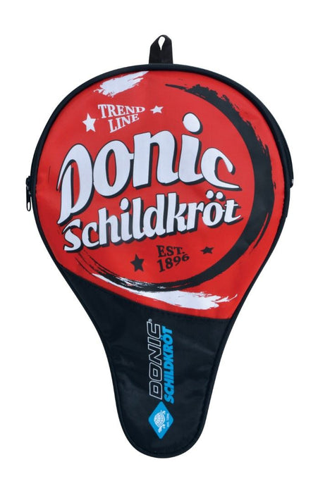 Donic Schildkrot Table Tennis Paddle Bat Cover with Ball Compartment - Polyester