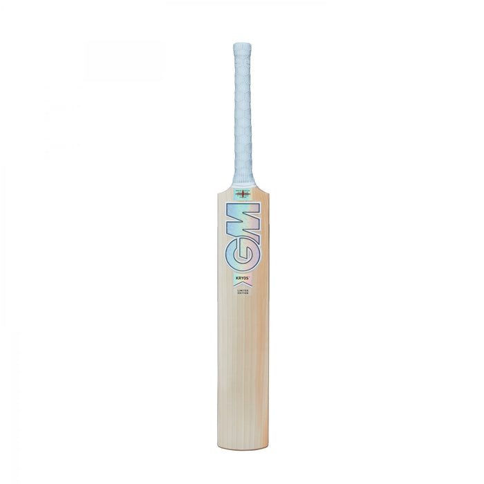 Gunn & Moore Junior Cricket Bat English Willow Kryos L540 DXM 404 Grip Handle