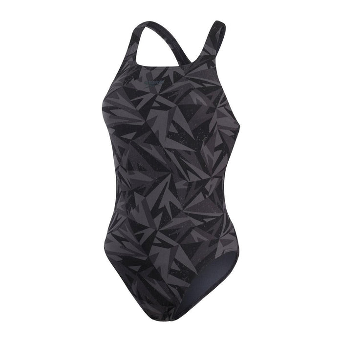 Speedo Swimming Costume Womens Hyperboom Allover Medalist SwimsuitFITNESS360