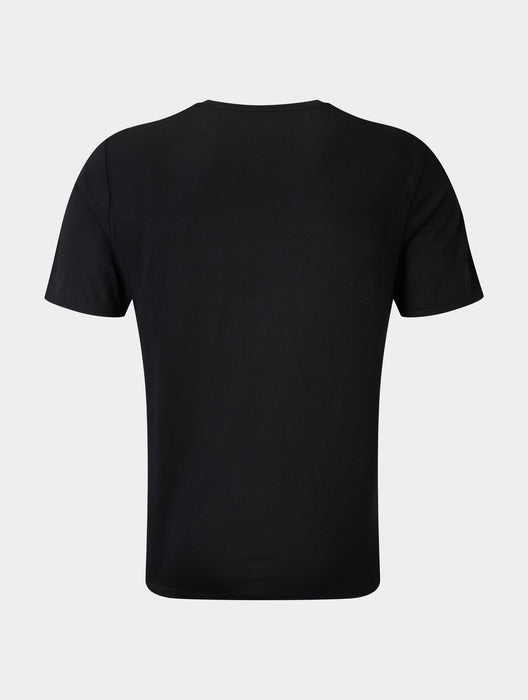 Ronhill Mens Core S/S Training T-Shirt Lightweight & Fast Dry - Black / White