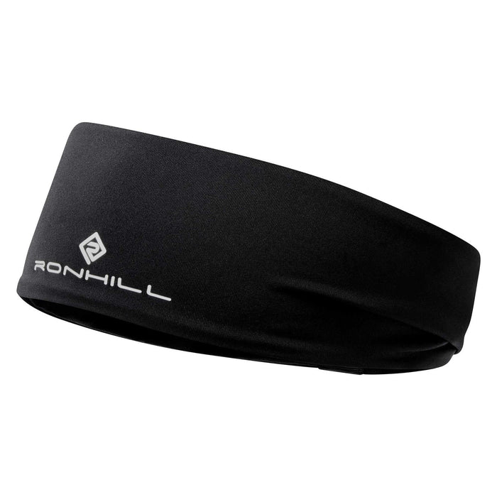 Ronhill Reversible Revive Headband Running Fitness Outdoor Band - All Black