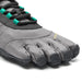 Vibram V-TREK INSULATED Womens Five Fingers Barefoot Trainers - Black/Grey/GreenVibram