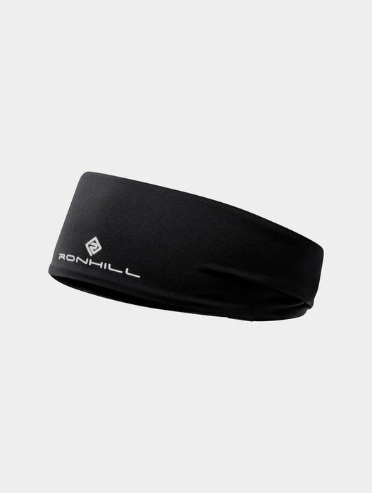 Ronhill Reversible Revive Headband Running Fitness Outdoor Band - All Black